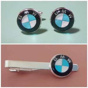 BMW カフスボタン＆ネクタイピンセット