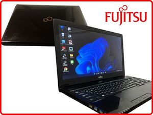 トップクオリティ爆速カスタマイズ/FUJITSU 超高速Core-i7 4コア/Webカメラ/新品SSD512GB/RAM16G/wifi/最強Win11/Office/No.8712