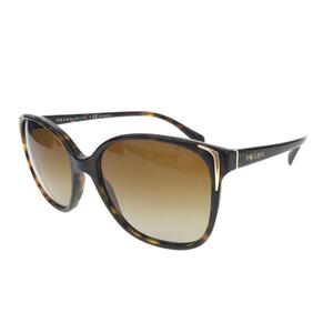 良好◆PRADA プラダ サングラス◆2AU-6E1 ブラウン べっ甲柄 レディース メガネ 眼鏡 サングラス sunglasses 服飾小物