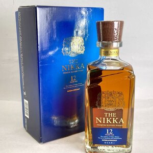 [東京都内のみ発送可]古酒 NIKKA ザ・ニッカ 12年 プレミアムブレンデッドウイスキー 箱付き[03-5319