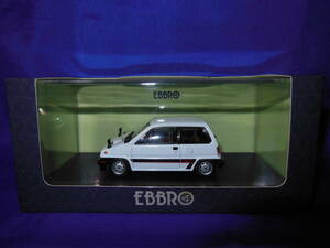 1/43　ホンダ　シティ　ターボ　1982年　WHITE　HONDA CITY TURBO　EBBRO　エブロ