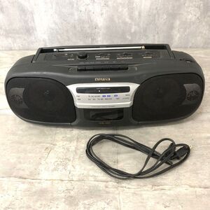 aiwa アイワ ステレオ ラジオカセットレコーダー CS-110 1995年製 ラジカセ AM カセット オーディオ機器　戌