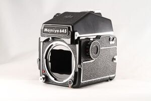 ★訳あり極上品★マミヤ Mamiya M645 1000S ボディ PDプリズムファインダー付★シャッター不安定 希少★101320