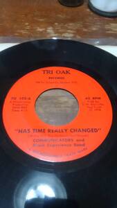 COMMUNICATORS and Black Experience Band "HAS TIME REALLY CHANGED"/"THE ROAD" 【オリジナル】