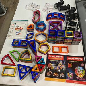 中古美品 マグフォーマー 知育玩具 マグネット 磁石 大量セット