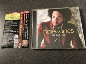 Nate James /ネイト・ジェームス『Set the Tone/セット・ザ・トーン』国内盤CD【帯付き/ボーナストラック3曲・VIDEO2曲収録】Dawn Robinson