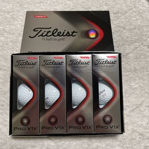 タイトリスト Titleist ゴルフボール タイトリストプロV1X PRO V1X 1ダース12個 セット ① ナンバー11・33・55・77