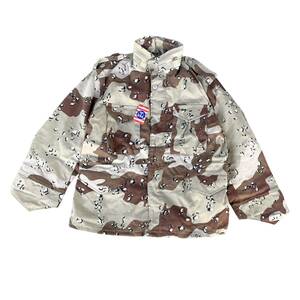 90s DEAD STOCK USA製 民間品 M65 フィールドジャケット CORINTH MANUFACTURING CO. チョコチップカモ 迷彩 L アメリカ製 #１