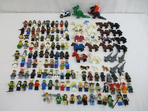 7981Y LEGO レゴ フィグ 大量 約140個♪ スターウォーズ マインクラフト ドラゴン 馬 ポリス 忍者 騎士 アイアンマン他 ミニフィギュア