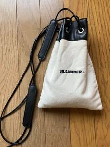 JIL SANDER ジルサンダー ロゴ ミニ ショルダー バッグ 巾着