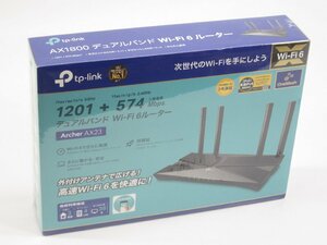 未開封 tp-link 無線LANルーター 1201+574Mbps AX1800 デュアルバンド Wi-Fi 6 ルーター #U2729