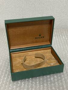 ROLEX CASE ロレックスケース 時計用 空箱 BOX 内箱 68.00.08 ウォッチケース ヴィンテージ 緑 グリーン ケース？付 写真参照 状態美品