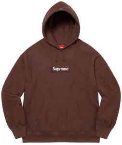 Supreme Box Logo Hooded Sweatshirt 2021 BROWN L新品未使用