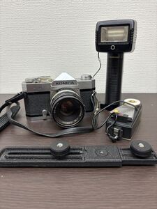 KONICA コニカ フィルムカメラ 一眼レフ National ナショナル ストロボ パナフォト 発光器