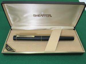 SHEAFFER USA シェーファー 万年筆 14k 585 MATTE BLACK　マッドブラック 　取扱説明書・ケース付　筆記用具