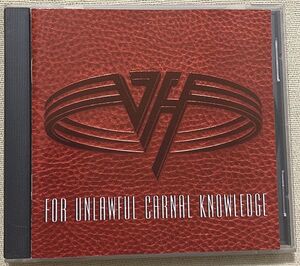 CD Van Halen US盤 For Unlawful Carnal Knowledge ヴァン・ヘイレン 9 26594-2 Sammy Hagar