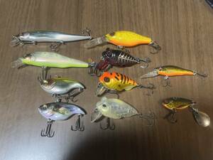 megabass メガバス　ルアーセット　美品　グリフォン zero DEEP X-100 ダイナ　DYNA プロップダーター　ビジョン110jr ワンテンjr ITO