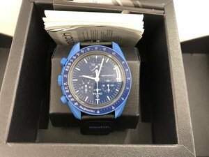 【Swatch×OMEGA　Mission　to　Neptune】スウォッチ×オメガ　ミッショントゥネプチューン　腕時計　SY02-FHR