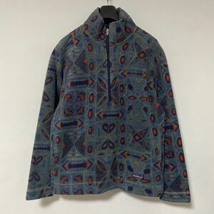 希少 雪無し タグ パタゴニア フリース ジップ ジャケット S patagonia vintage ヴィンテージ シンチラ 柄 USA製 アメリカ スナップ92