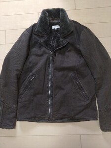 nonnative(ノンネイティブ) RANCHER BLOUSON COTTON KATSURAGI ボアブルゾン カラー:チャコールブラウン系 表示サイズ:0 MADE IN JAPAN