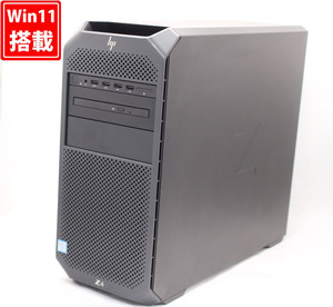 ゲーミングPC 中古美品 HP Workstation Z4 G4 Windows11 Xeon W-2133 32GB NVMe 1TB-SSD + 2TB-HDD MSI GeForce RTX 2070 Office 管:1550h