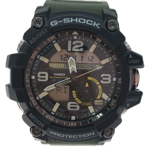 ▼▼ CASIO カシオ G-SHOCK MUDMASTERマッドマスター デジアナ GG-1000 カーキ×ブラック 目立った傷や汚れなし