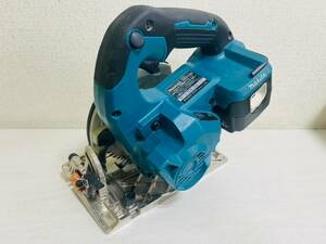 【IK0610.1-1】【1円スタート】マキタ MAKITA 充電式マルノコ HS472D 125? 付属バッテリー BL1460B付 通電確認済み 動作未確認