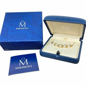 未使用 MIKIMOTO ミキモト ネックレス パール アクセサリー 真珠 K18 金 ■FR2507