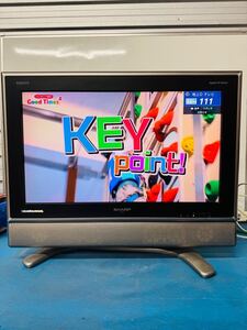 SHARP ジャープ 液晶テレビ 26型 Aqours 地デジ 電化製品 動作品