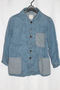 WMV visvim 14SS BUCKY COVERALL W (LINEN TWILL) Size:1 レディース リネンツイル カバーオール ビズビム 希少 ビンテージ