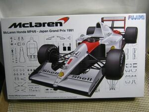 送料660円●プラモデル 未組立品 現状●フジミ 1/20 GPSP41●マクラーレン ホンダ MP4/6●1991 日本GP●ドライバー欠品●ハクリデカール付