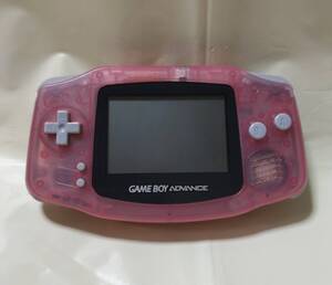 ニンテンドー GBA ゲームボーイアドバンス 本体 ミルキーピンク 動作確認済