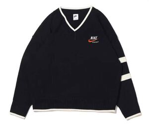 NIKE AS M NSW NIKE TREND SWEATER BLACK/SAIL/TEAM ORANGE/SAIL 23SP-Iナイキ NSW NIKE TREND セーターdx0009-010サイズXL