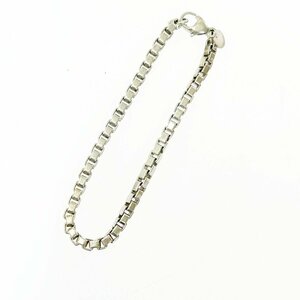 【1円スタート】TIFFANY & Co. ティファニー シルバー ベネチアン 15.6g 925刻印 ブレスレット 273833