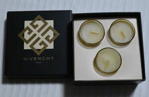 ★未使用★GIVENCHY★フランス製★ 素敵な香りの香水キャンドル3点セット３　 BOUGIES PARFUMEES　3×83ｇ