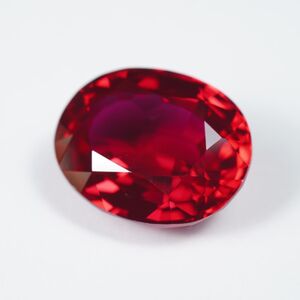 大粒 21.45ct ピジョンブラッド 合成ルビー