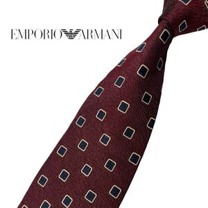 EMPORIO ARMANI ネクタイ スクエア柄 エンポリオ アルマーニ USED 中古 m1561