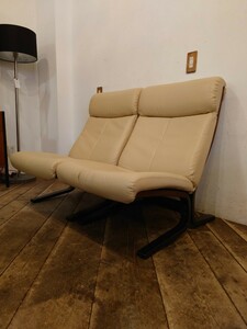 FUJI FURNITURE フジファニチア 冨士ファニチア Agio セパレート 2P ソファ ベージュ/モダン ハイバック 北欧スタイル リビング