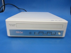 【ジャンク】アズマ　小型DVDプレーヤー　DV-C1808-W