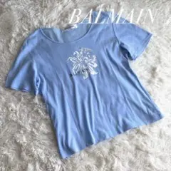 【希少】BALMAIN バルマン 蜂 ラインストーン 綿100 半袖 Tシャツ