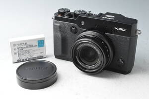 #a1620【外観美品】 FUJIFILM フジフイルム X30 ブラック