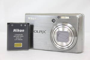 【返品保証】 ニコン Nikon Coolpix S600 4x バッテリー付き コンパクトデジタルカメラ M1202