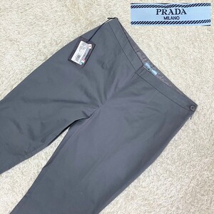 【未使用★2015年モデル】サイズ48 PRADA ストレッチフレアパンツ◆サイドファスナー☆プラダジャパン正規品 (12)