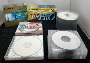 ◆DVD+RW　DVD-RW　CD-RW　S-VHS　まとめ　SONY/FUJIFILM/他　繰返し記録用/書き換え型　5DPW47HPS/ST-60　4.7GB　未開封品/未使用品◆