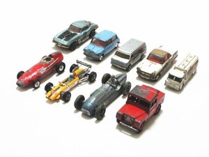 ア480◇ コーギー ディンキー 古いミニカー 車種・カラー色々 // 計9点 // CORGI DINKY TOYS 自動車 アンティーク 当時物 / 現状渡し