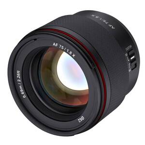 【中古】SAMYANG 単焦点レンズ AF 75mm F1.8 X フジフイルムXマウント APS-Cフォーマット 【国内正規品】