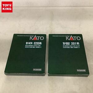 1円〜 ジャンク KATO Nゲージ 10-1474 E233系 中央線（H編成） 4両増結セット、10-1552 201系 中央線色（T編成） 4両増結セット