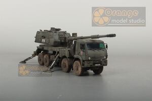 No-5555 1/72 ロシア軍 トラック砲 軍用戦車 プラモデル 完成品