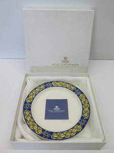 廃盤品　未使用保管品　ROYAL COPENHAGEN Blue Pheasant ロイヤルコペンハーゲン ブルーフェサン　皿　21.5cm