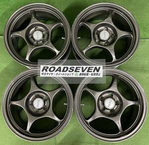 ★ENKEI Racing エンケイ レーシング 16インチ 16×7J +35 PCD100 5H ハブ:約73mm 4本Set アルミホイール 中古 ★腐食劣化有 ★送料無料